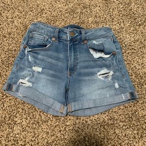 Aeropostale ripped jean shorts